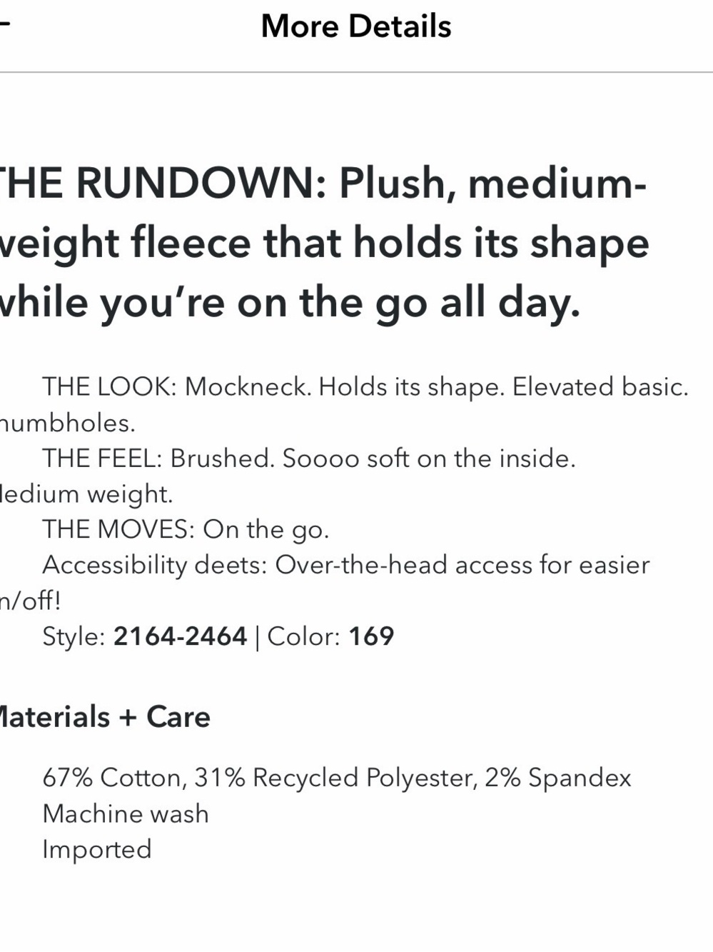 OFFLINE by Aerie Cloud Fleece Oversized Mockneck Sweatshirt - Picture 5 of 5